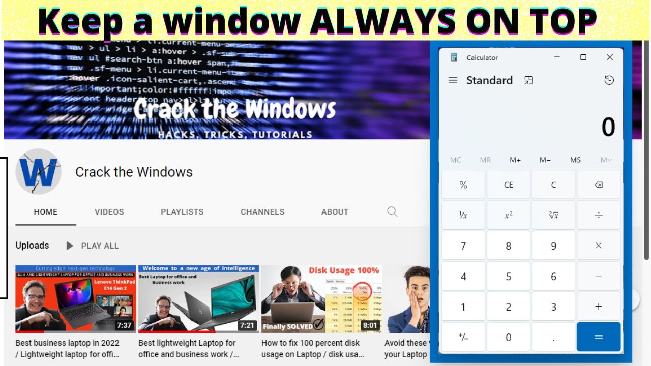Как сделать так, чтобы окно всегда отображалось поверх всех окон в Windows 11 / Microsoft Powerto...
