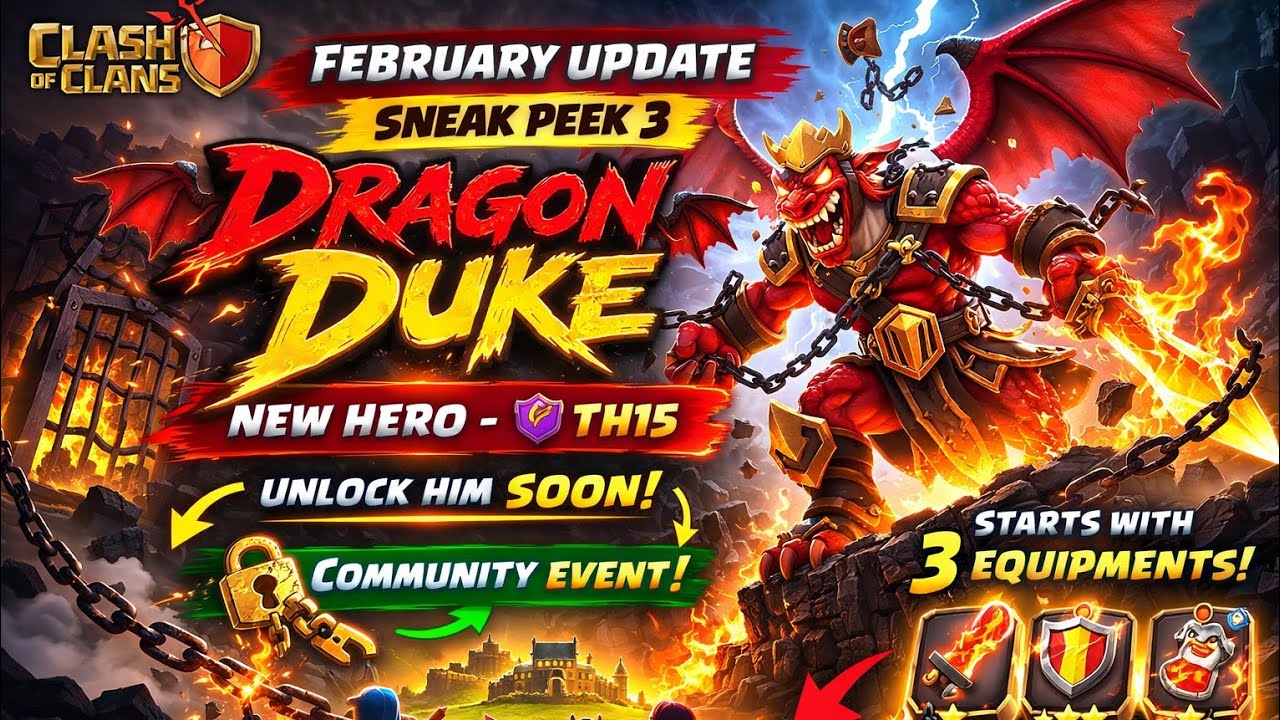 FEBRUARY SNEAK PEEK 3 &ndash; DRAGON DUKE NEW HERO REVEALED 😱