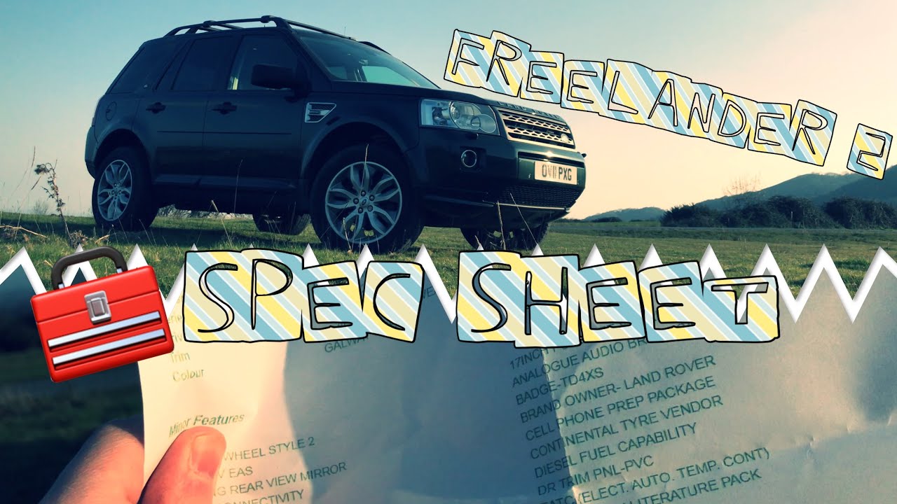 Freelander 2 / LR2 Spec Sheet, Accessories and a Run Up the Malvern Hills!