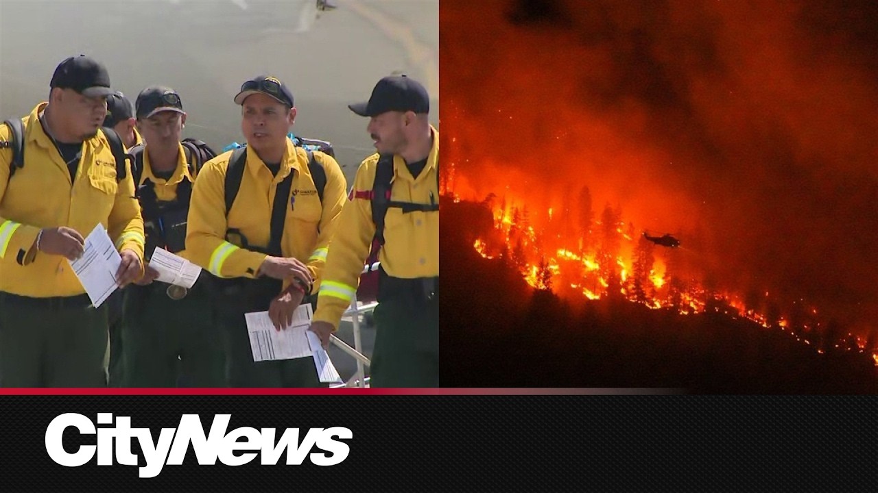 More Mexican firefighters arrive to help battle B.C. wildfires