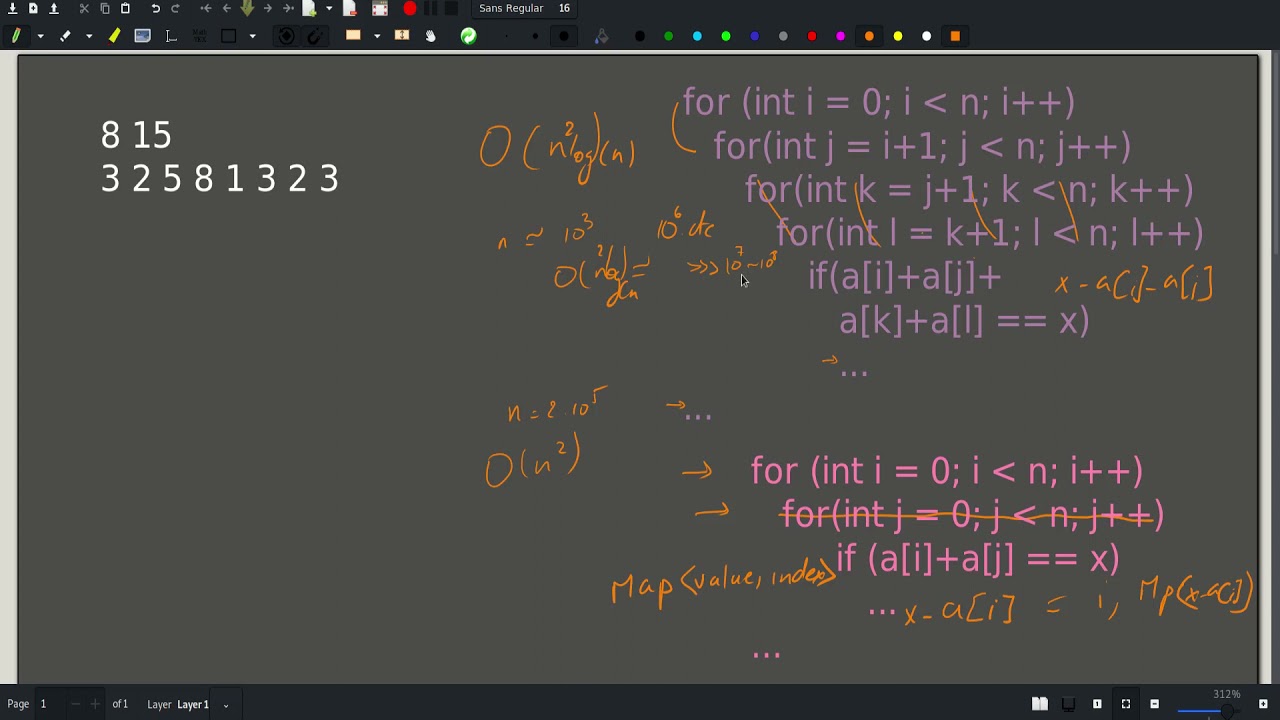 [CSES][Sorting and Searching] Sum of Four Values