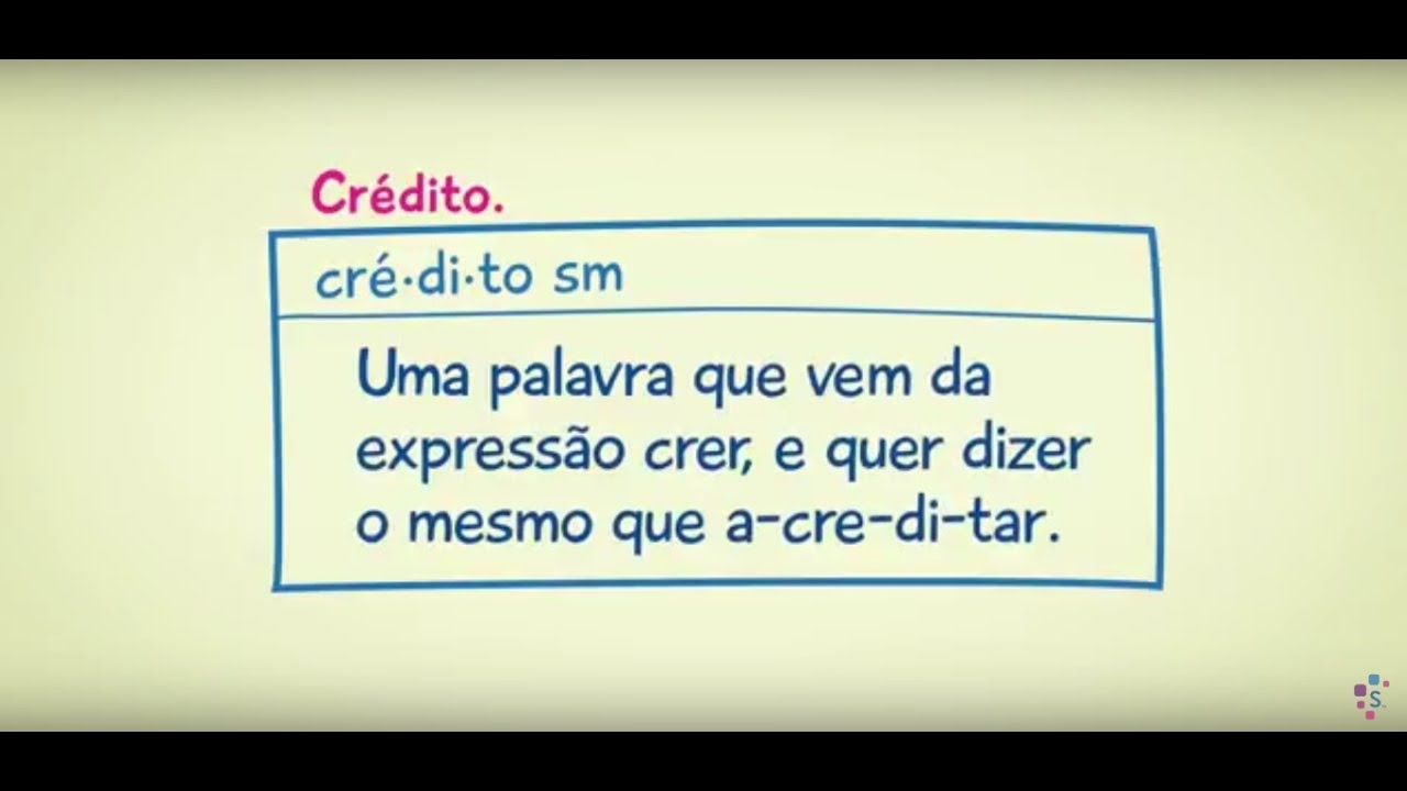 Entenda o que &eacute; cr&eacute;dito em dois minutos