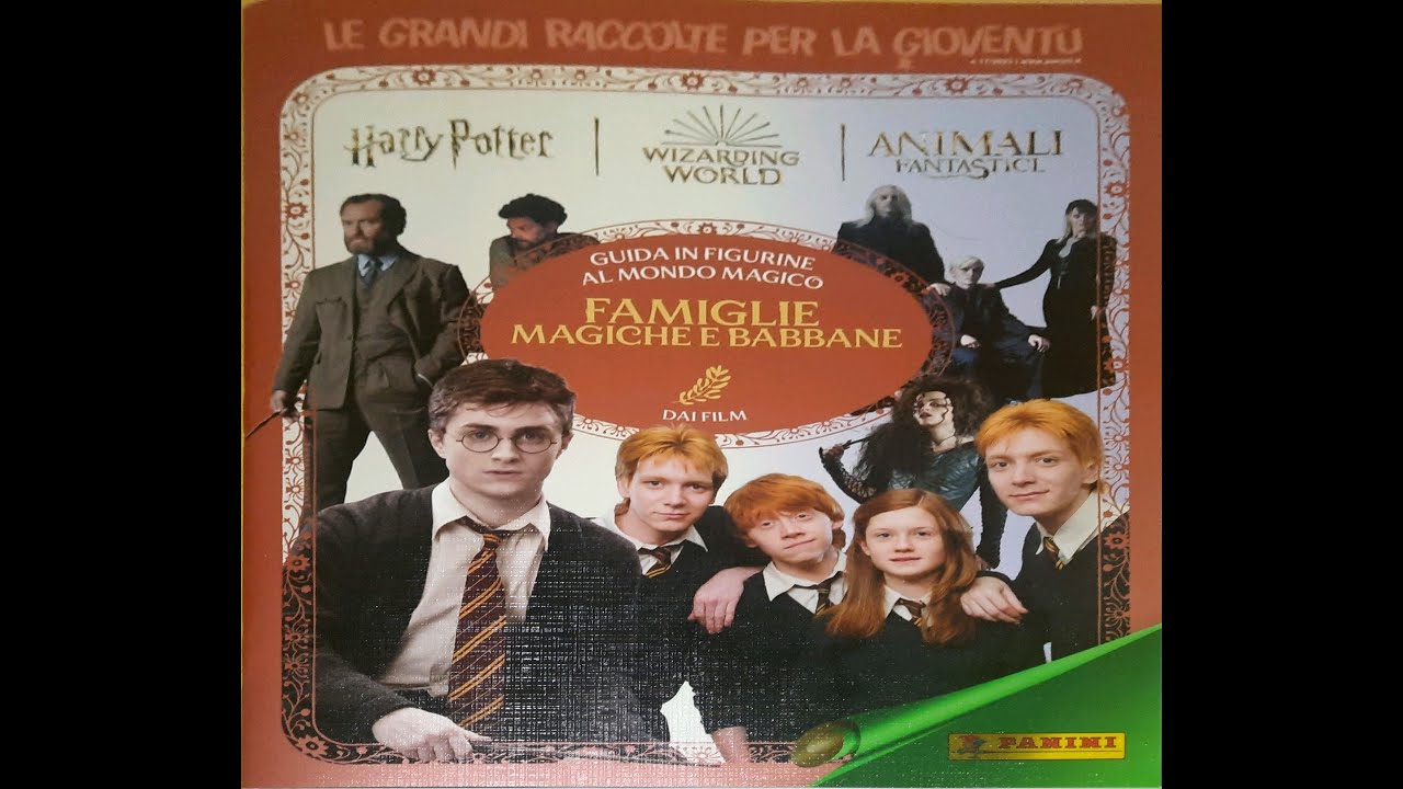 Panini 2023 COMPLETE Harry Potter Magical & Muggle Families sticker album review.