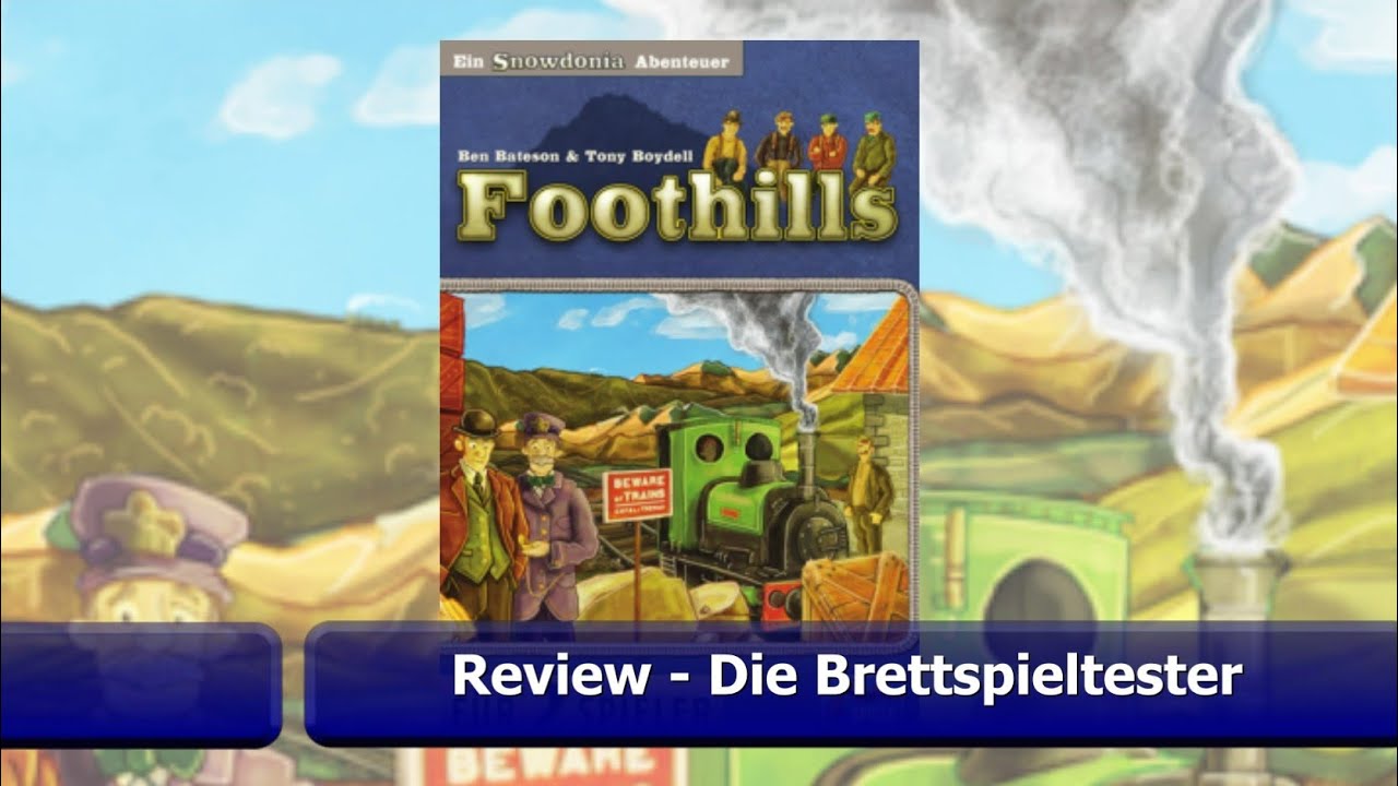 Foothills von Lookout Spiele - Review mit Beispielrunden - Brettspiel - Die Brettspieltester