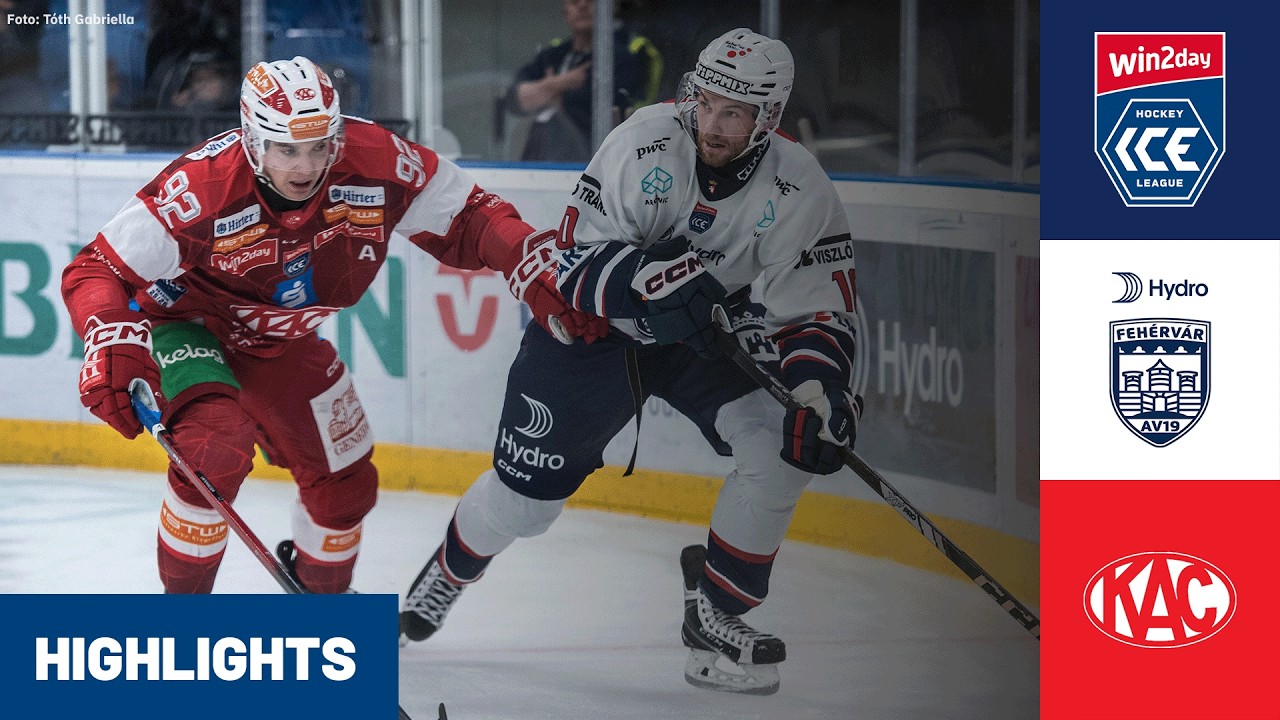 ICE: Hydro Fehervar AV 19 vs. EC-KAC 2. Spiel | Highlights