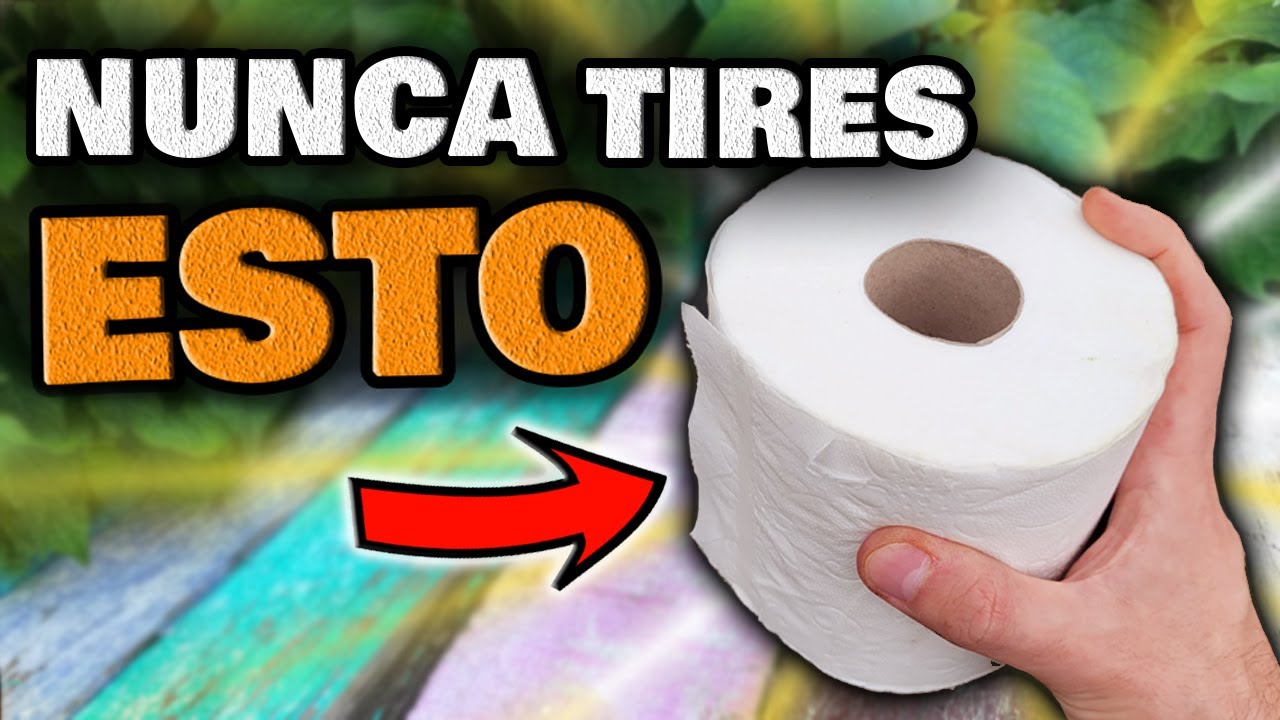 NUNCA MÁS LO TIRES!! Usos VALIOSOS del PAPEL HIGIÉNICO en tus PLANTAS en CASA | Abono Huerto Urbano
