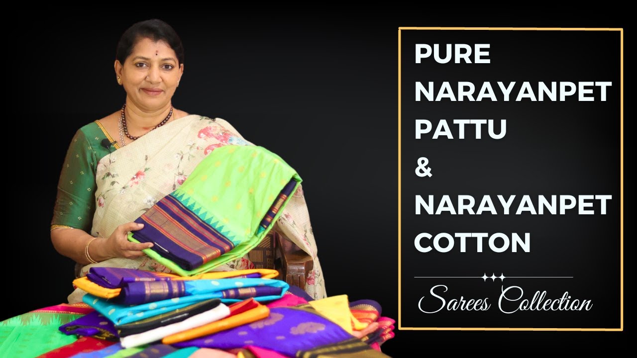 Pure Narayanpet Pattu & Pure Narayanpet Cotton Sarees Collection | Gayathri Reddy |