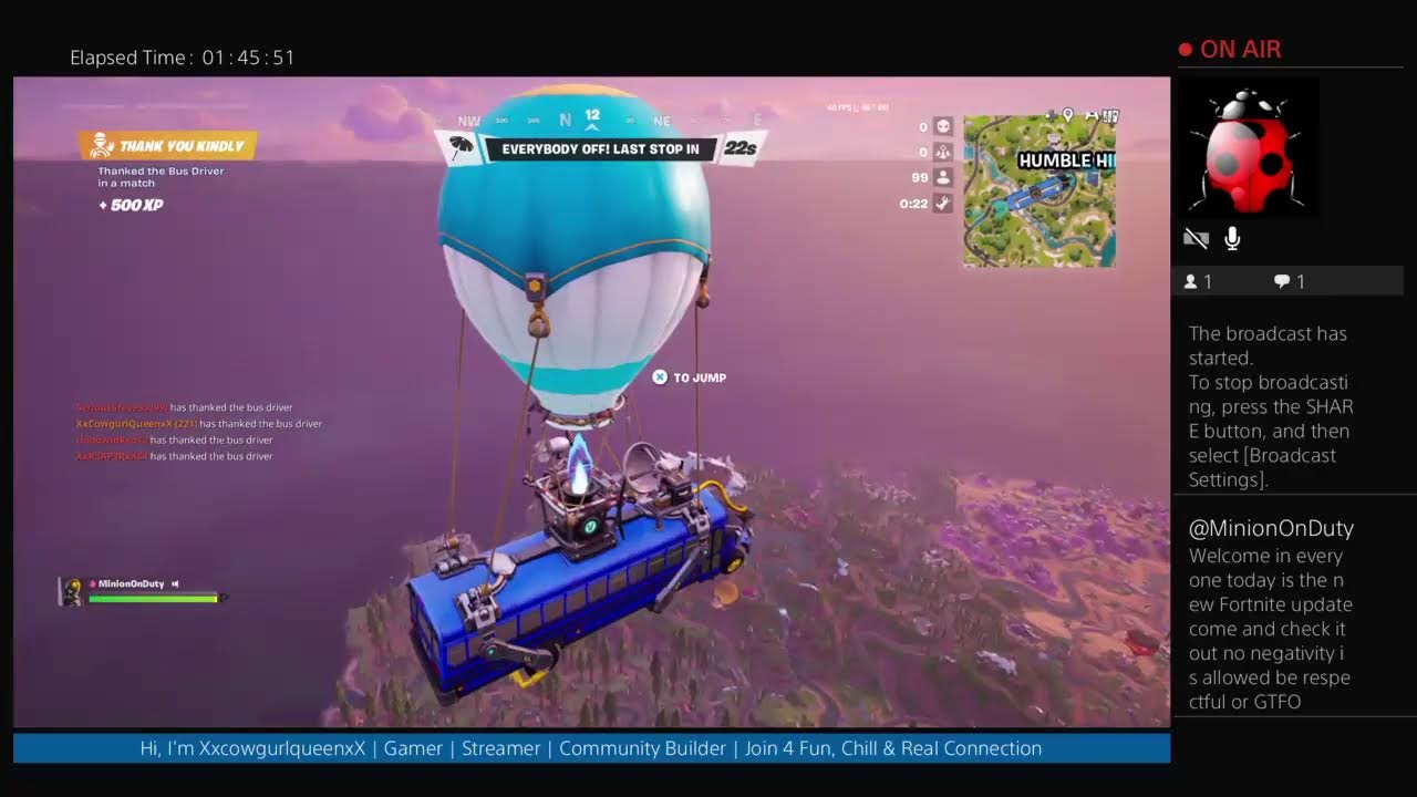 New fortnite Update LIVE stream Playing with my gaming buddy
