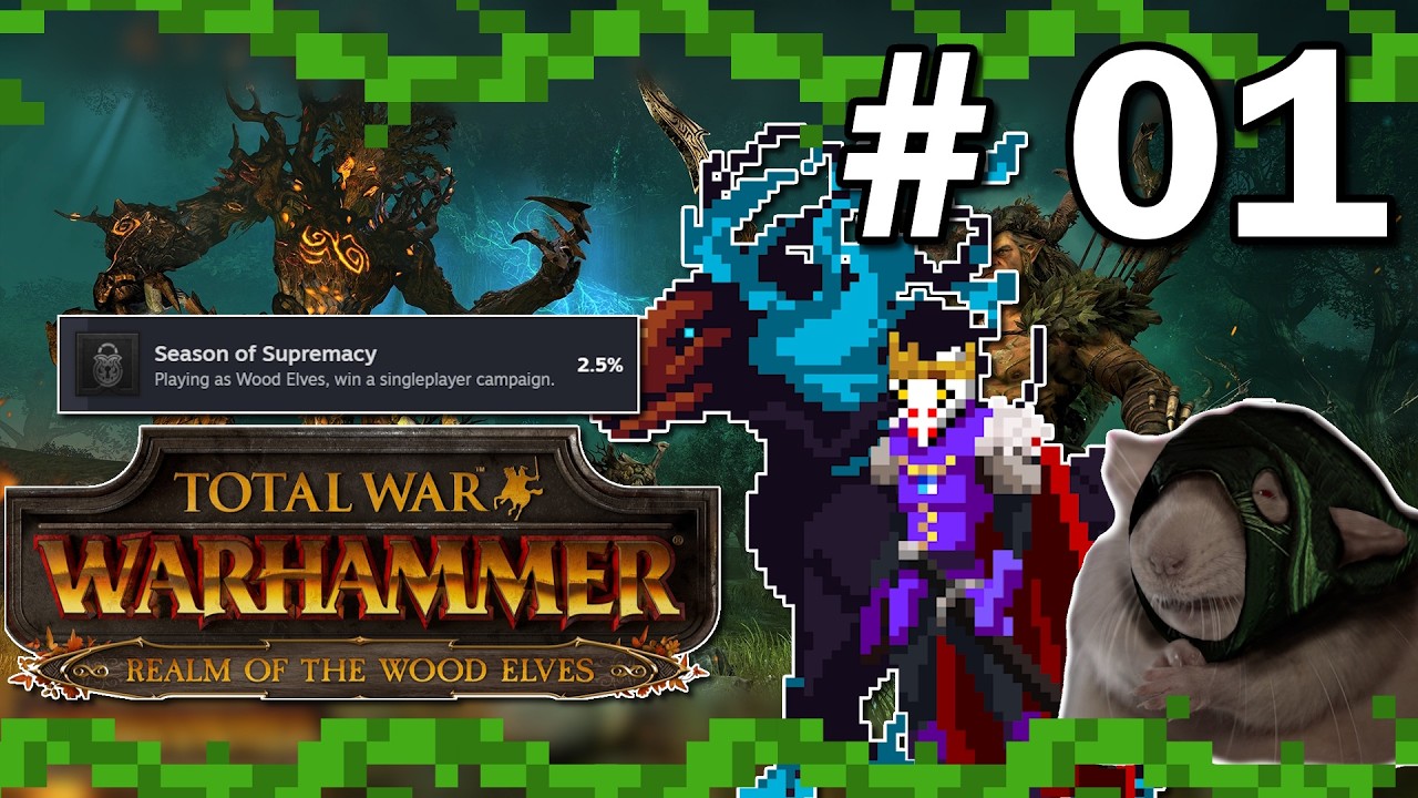 A Hermit Completes - Total War Warhammer 3: Wood Elves Season of Supremacy 01 ft.Krahkroniid