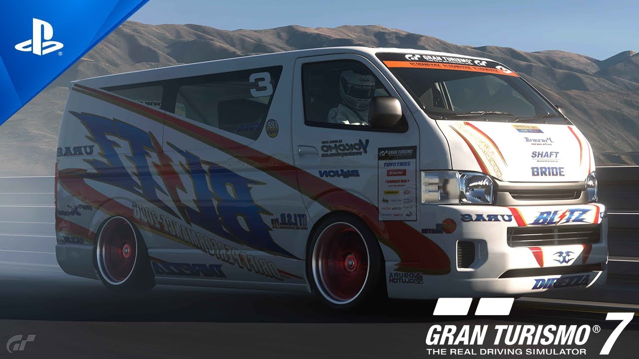 Gran Turismo 7 - Toyota Hiace Van DX 16 - Motorswap Full Tune!