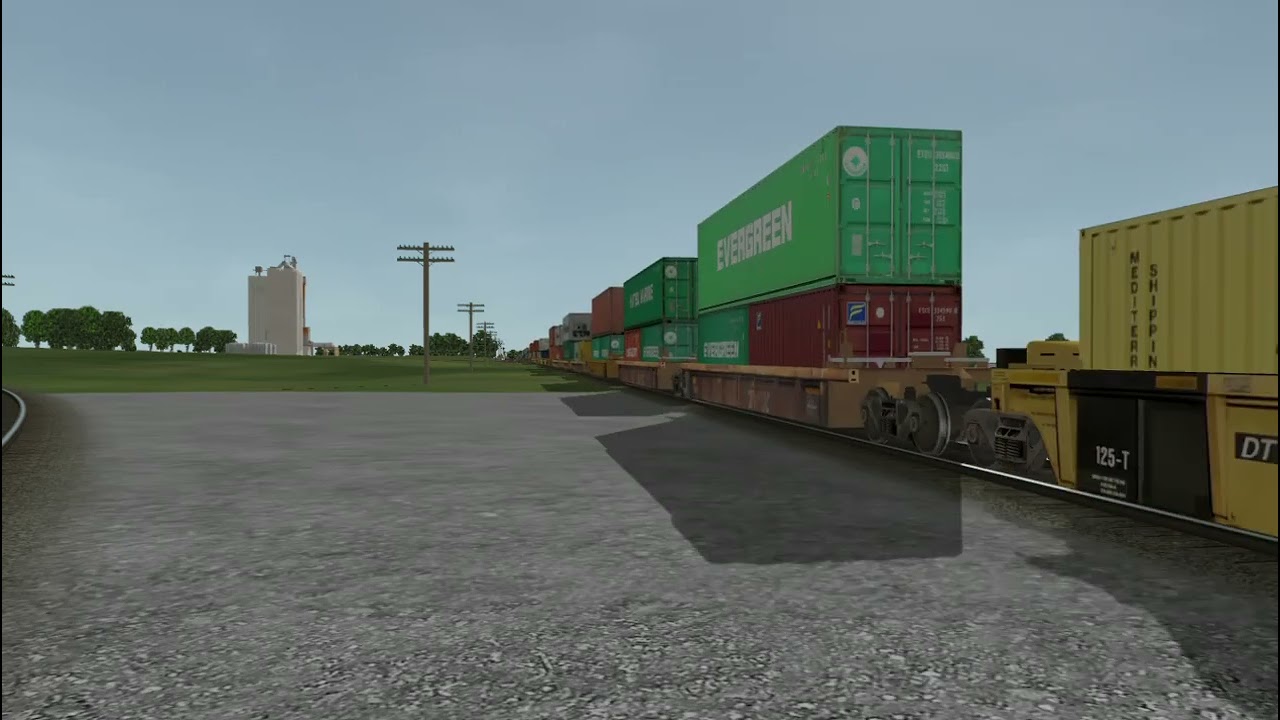 ORTS: High Speed UP C45ACCTE #7369 Repainted GEVO WB IG4TA-28 At Clinton, IA