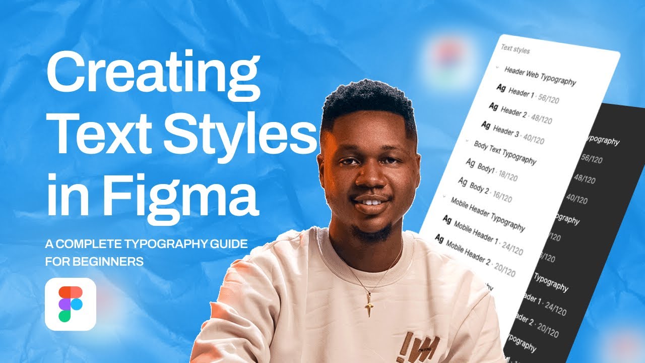 Creating Text Styles: Typography Style Guide in Figma