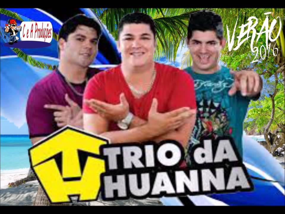 Trio da Huanna 2016 senta aqui no colinho de painho