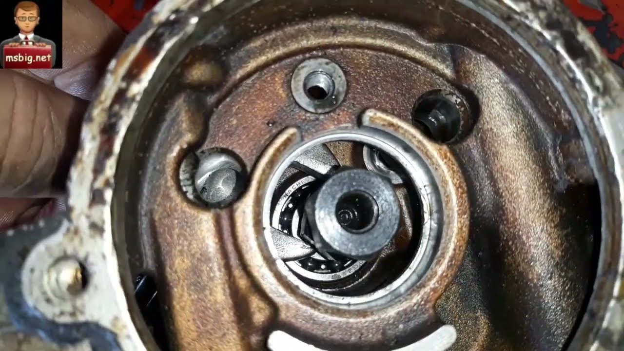 Como retirar rolamento interno do cabeçote da YBR 125