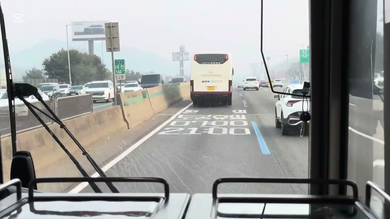 서울남부 → 부산서부  버스주행영상 l Seoul → Busan sasang Road Video l Korea HD drive 60 fps