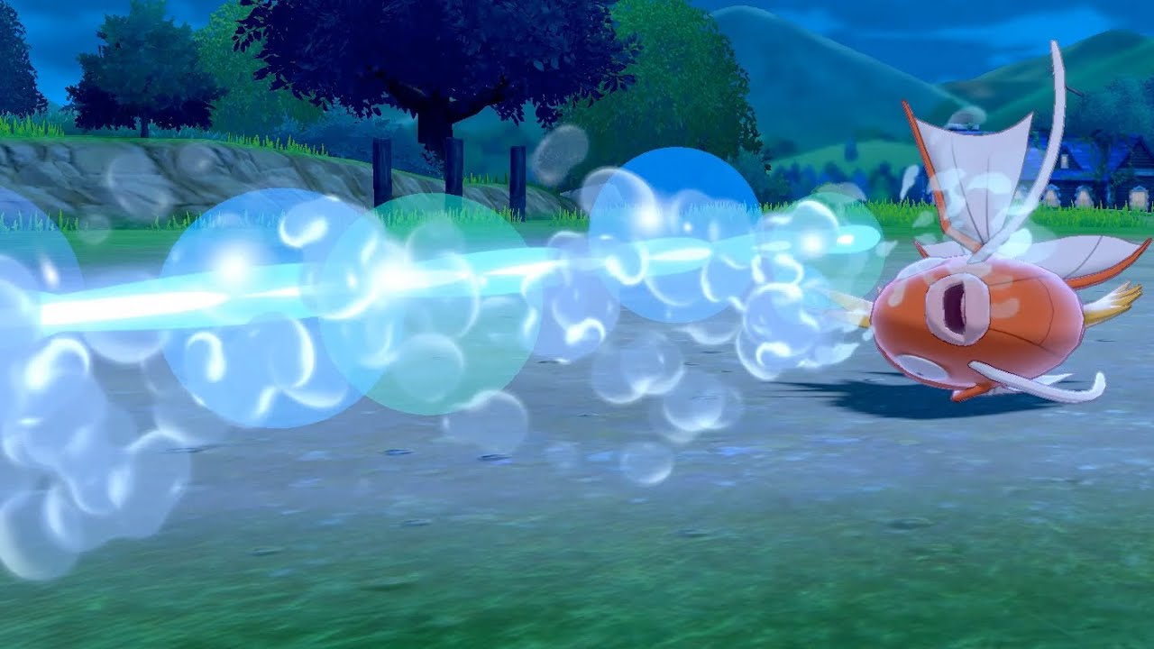 #61 Bubble Beam - Pok&eacute;mon move generations I-VIII