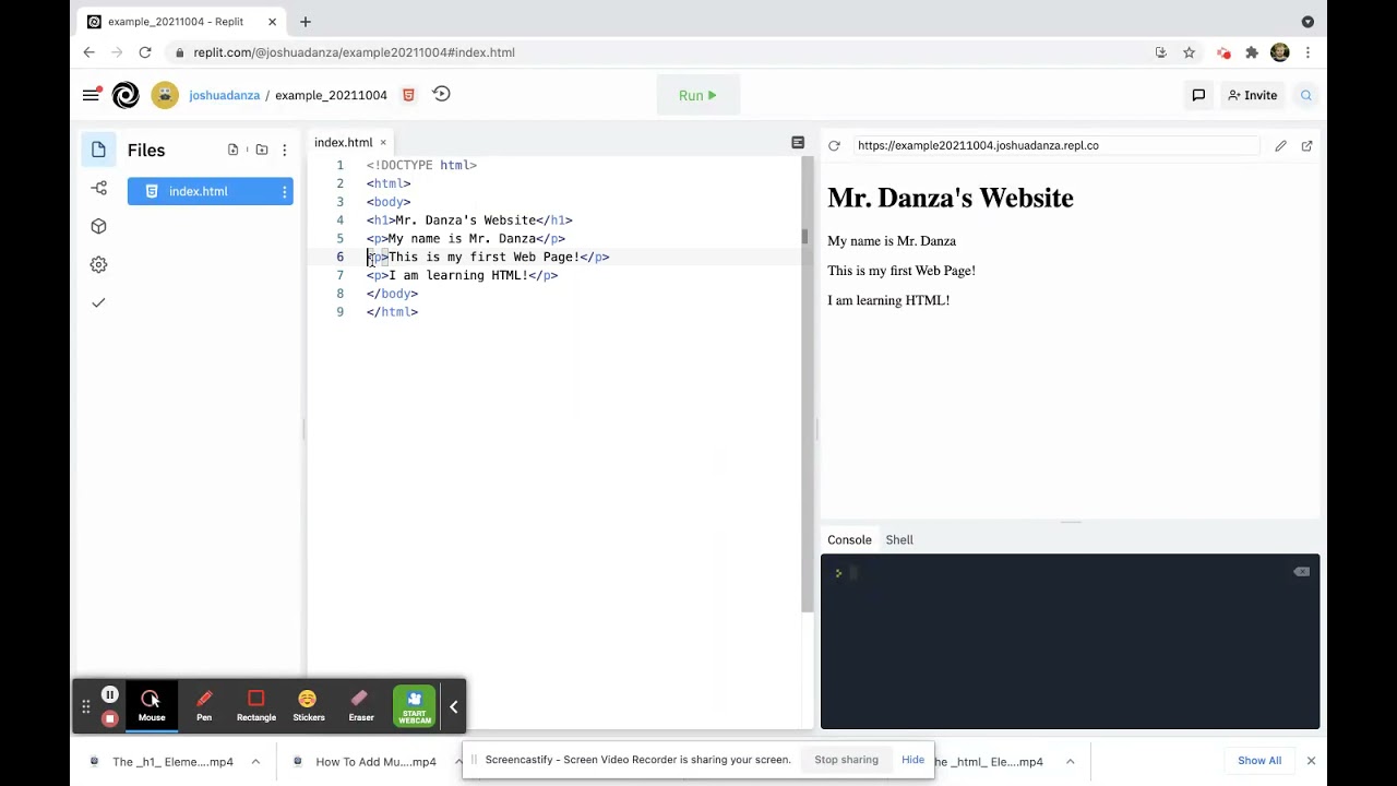 Start Tag, Element Content, End Tag | Intro To Web Technologies (HTML, CSS, JavaScript)
