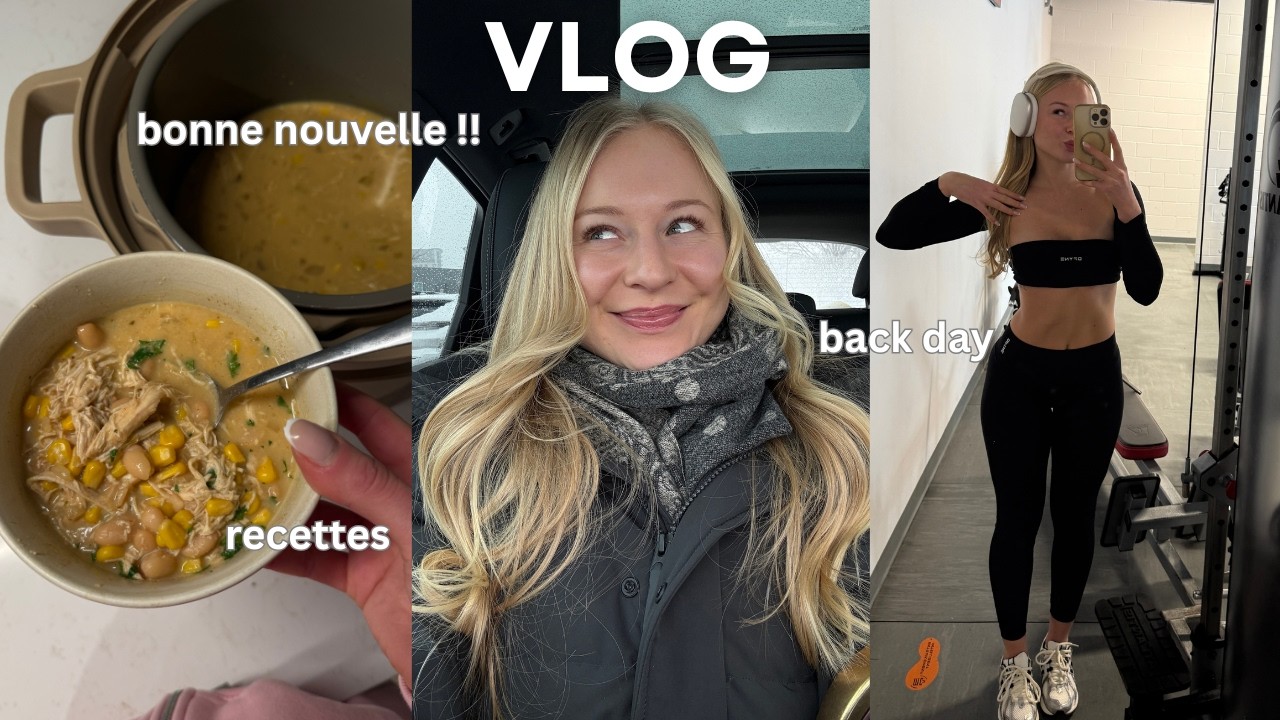 GYM SESSION & bonne nouvelle : GRÂCE À VOUS 💪✨