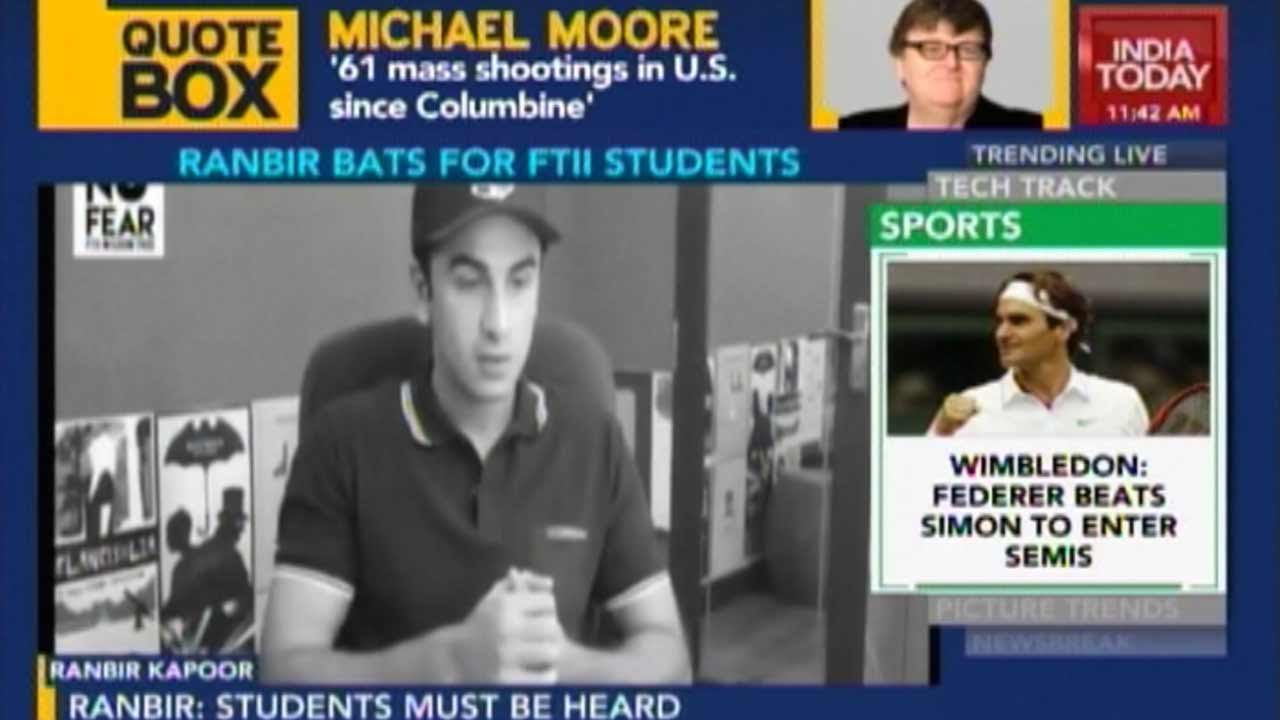 FTII Students Must Be Heard, Says Ranbir Kapoor On Protests