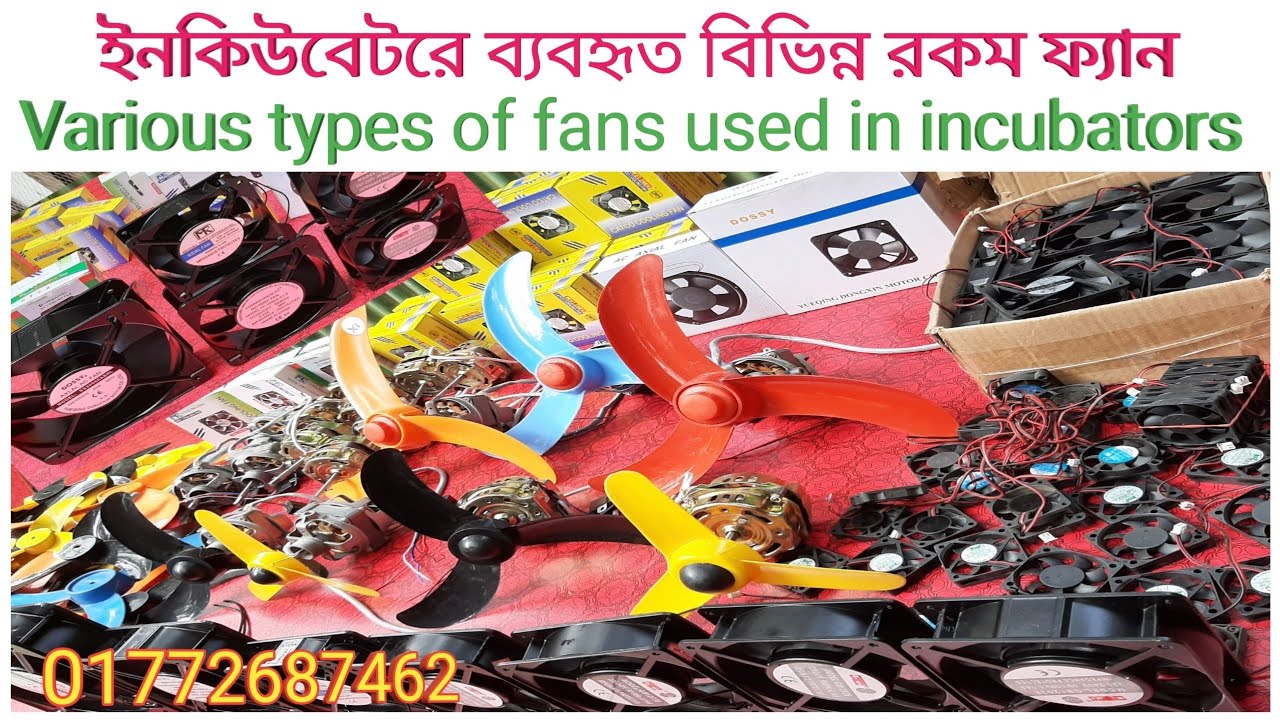 AC fan, DC fan, ইনকিউবেটরে ব্যবহ্নত বিভিন্ন ধরনের ফ্যান,The fan used in the incubator, Cooling fan