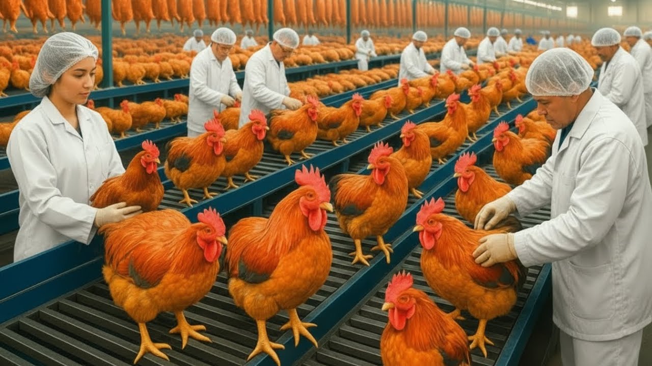Inside the World’s Biggest Chicken Factory | Full Process From Egg to Global Export