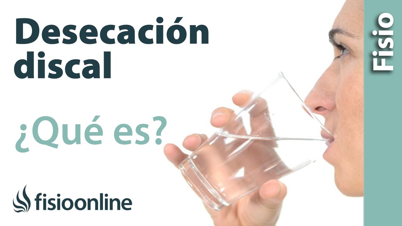 Signos de deshidratación o desecación discal - ¿Qué es?