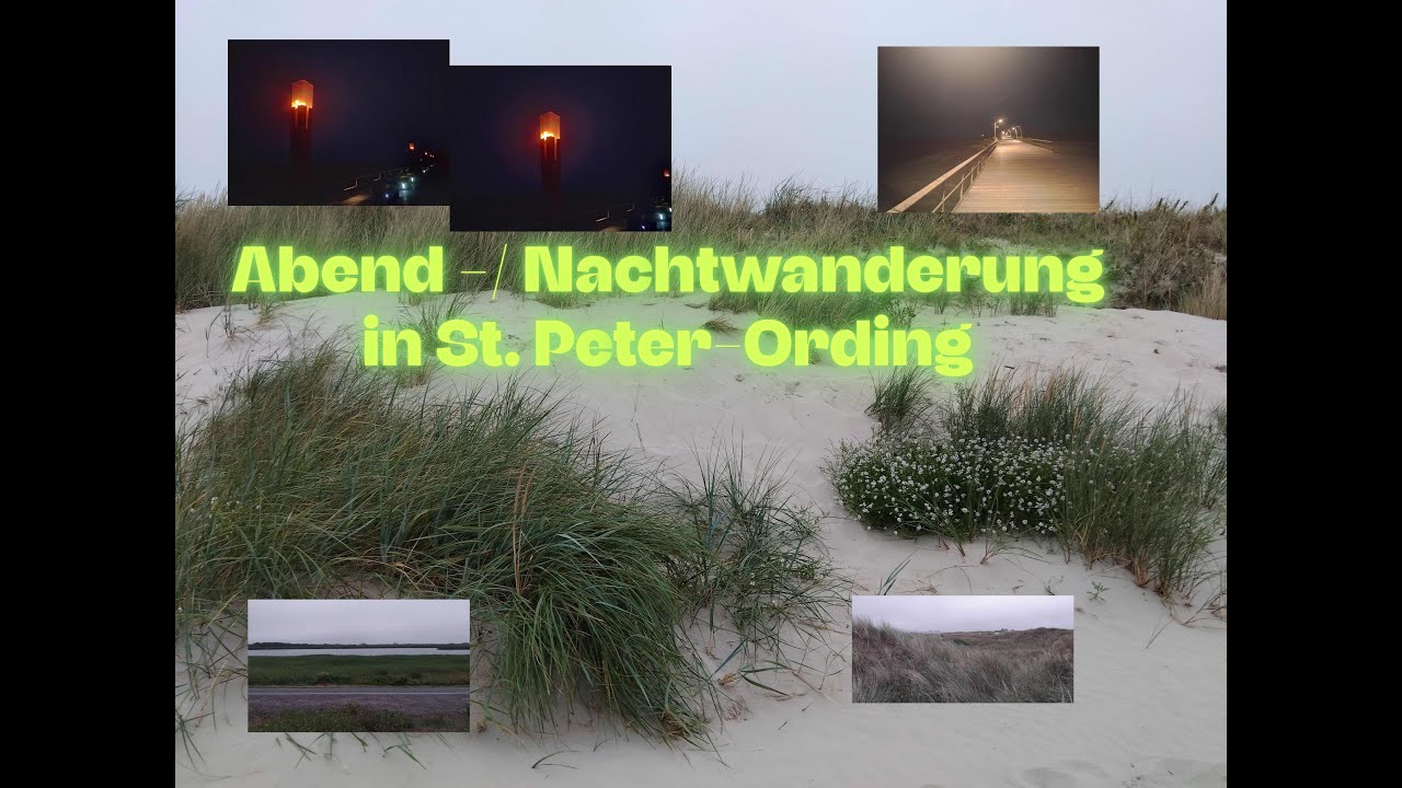 Abend -/ Nachtwanderung an der Nordsee in St. Peter-Ording