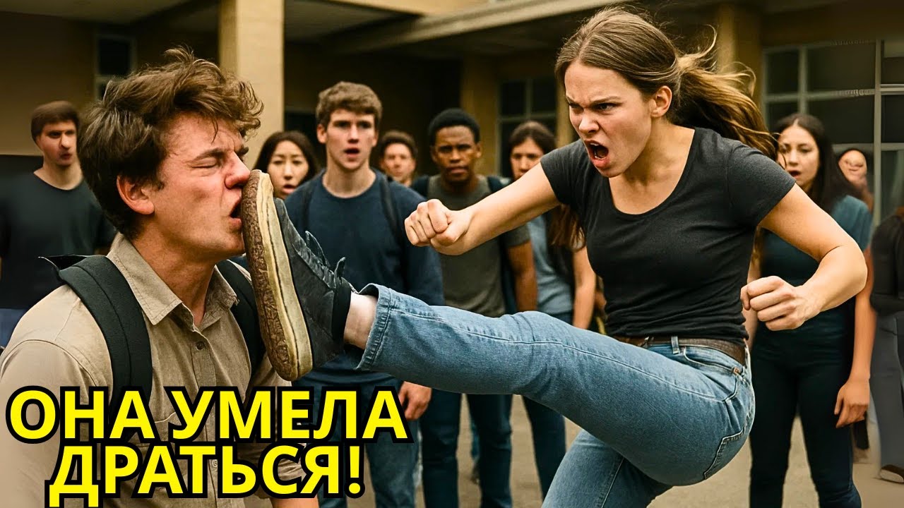 ХУЛИГАНЫ ПЫТАЛИСЬ ПОБИТЬ ТИХУЮ ДЕВОЧКУ, БОЛЬШАЯ ОШИБКА.. ОНА ОТОМСТИЛА!