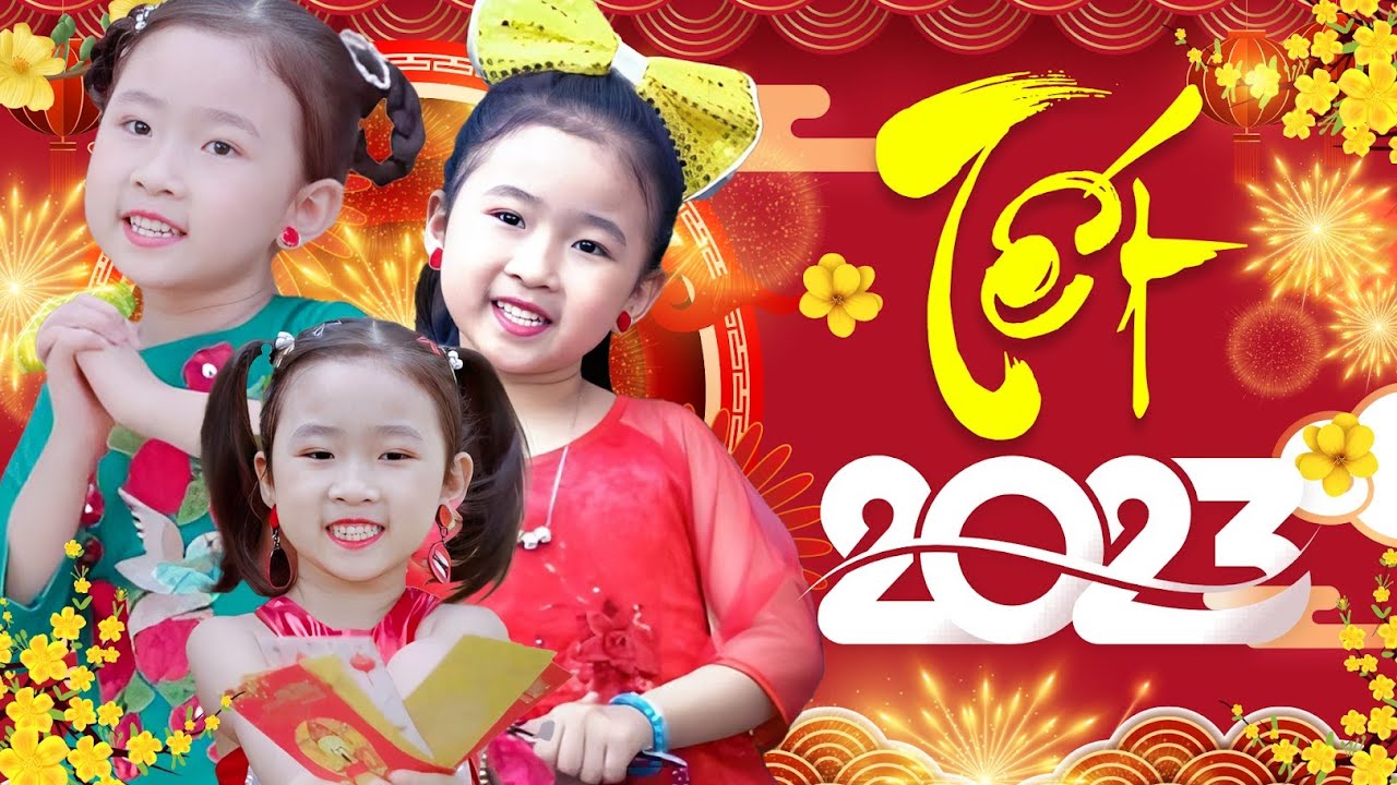 Nhạc Tết Thiếu Nhi Sôi Động Hay Nhất 2023 - Bao Lì Xì Đỏ - Bé Chúc Tết