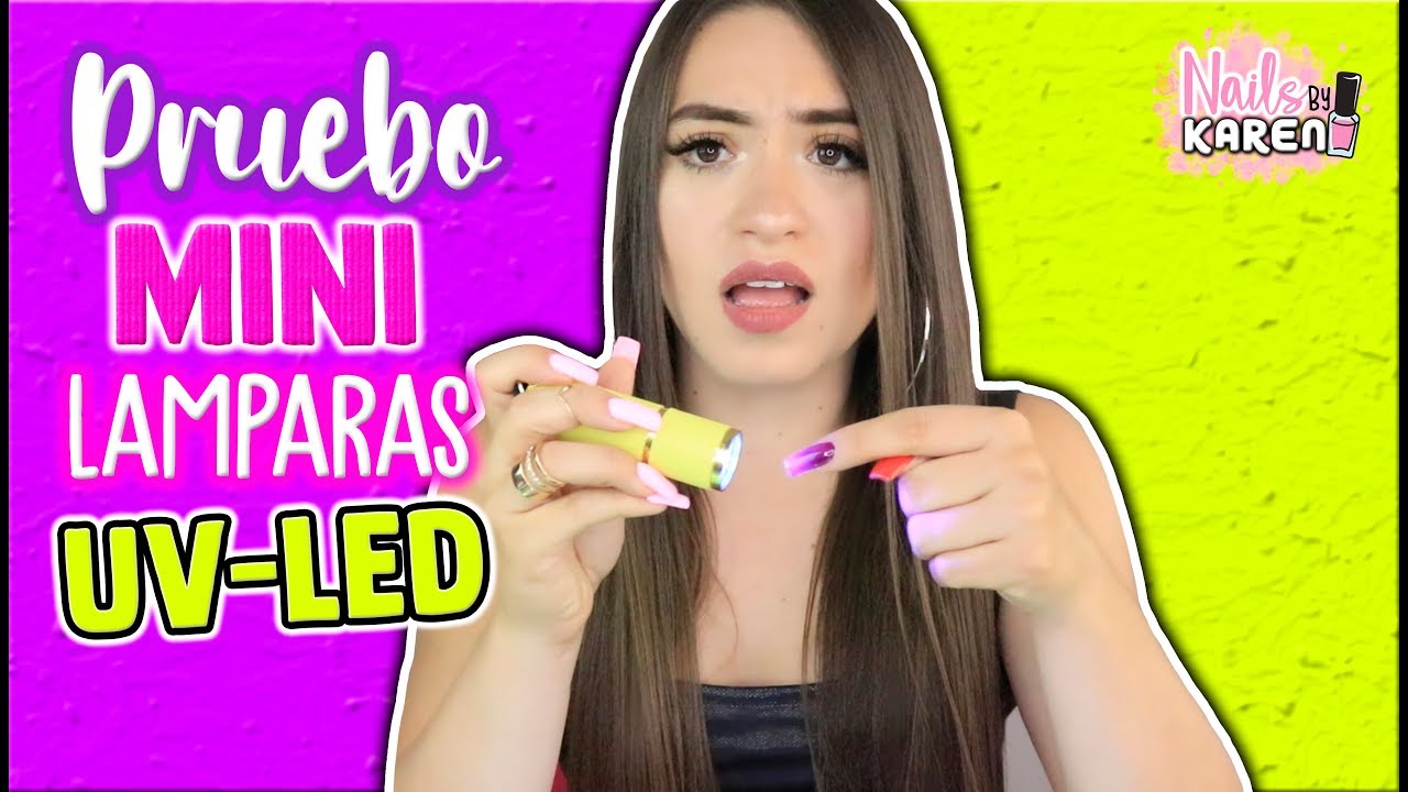 Pruebo MINI lamparas RARAS UV/LED para UÑAS
