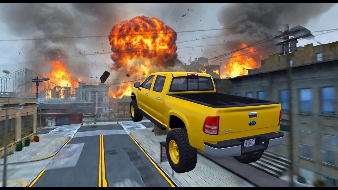 🔥GTA 4 CRASH TESTING REAL CARS #96