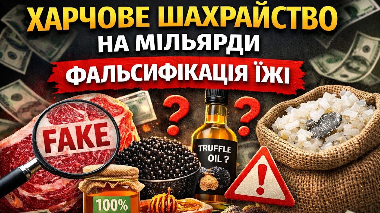 Харчове шахрайство на мільярди Фальсифікація їжі