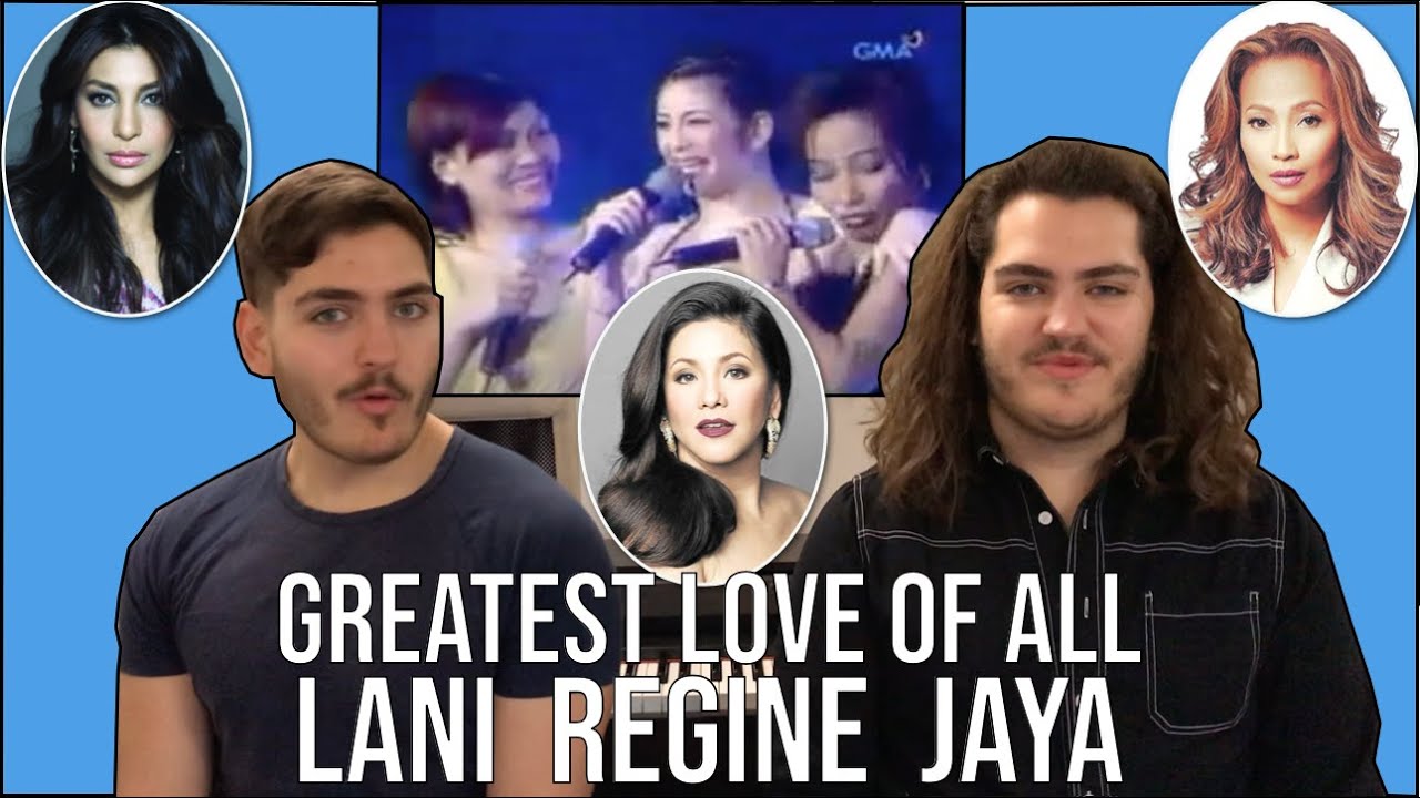 Twin Musicians REACT - Greatest Love of All - Regine Velasquez, Lani Misalucha, Jaya
