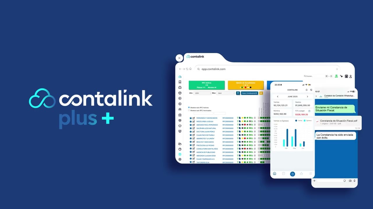 Demo App Contalink y Contalink Plus