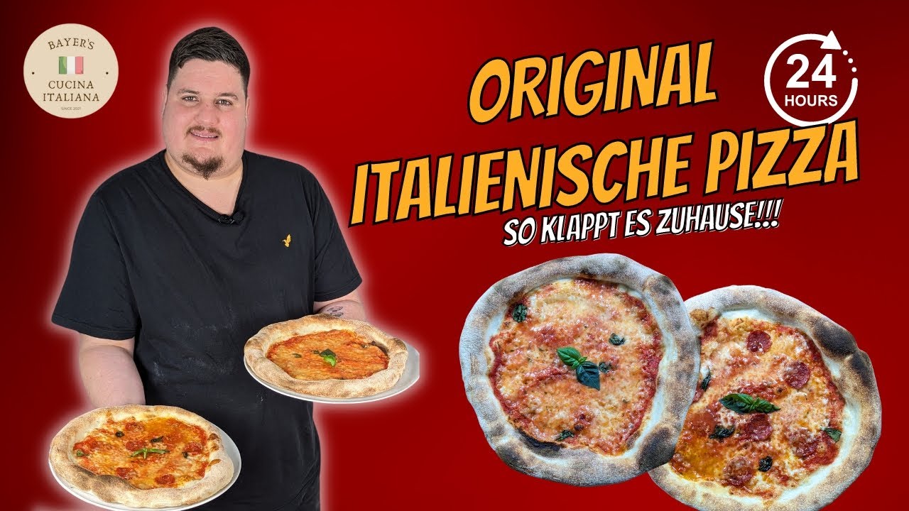 Original Italienische Pizza🍕 | so klappt's Zuhause