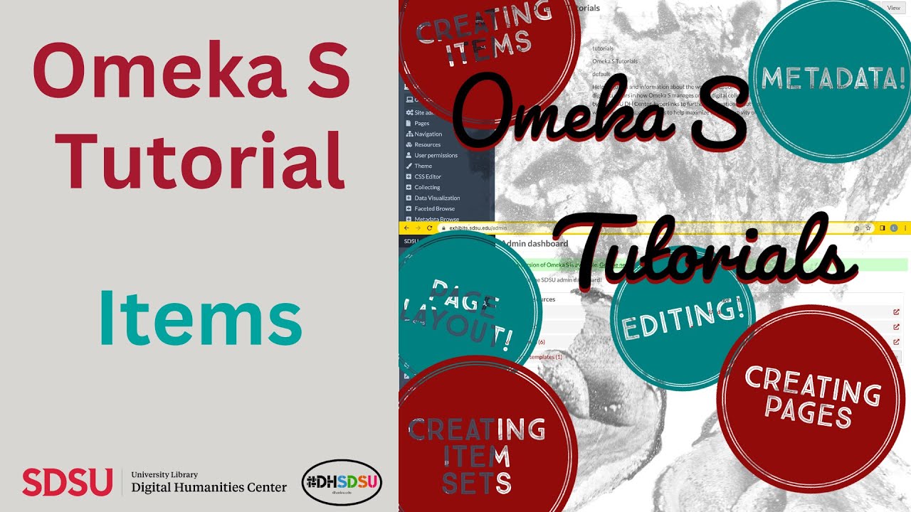 Omeka S At A Glance #3: Items