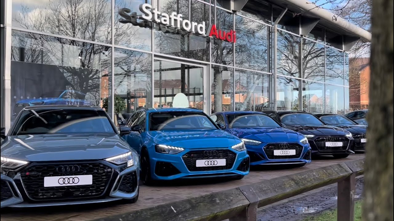 The Audi RS Collection at Stafford Audi for sale