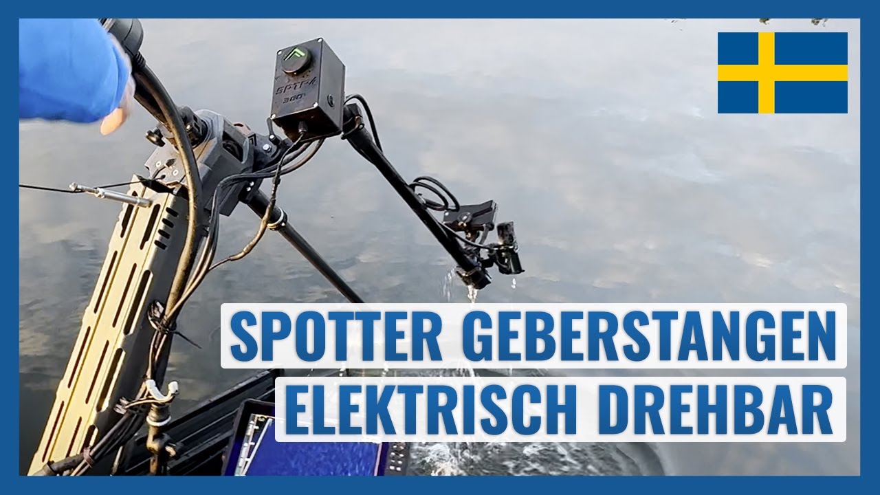 Elektrisch drehbare Geberstangen von Spotter | Echolotzentrum.de