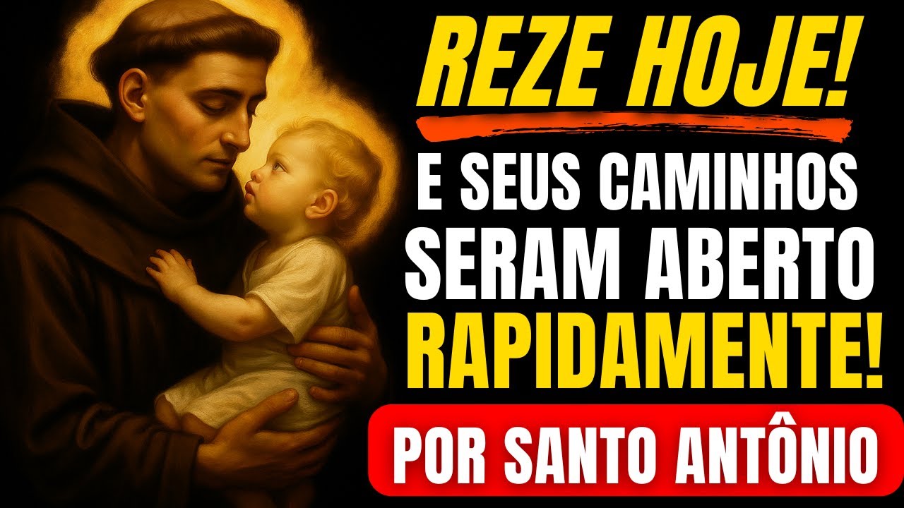 ORAÇÃO PODEROSA A SANTO ANTÔNIO Milagre Rápido em 24h!