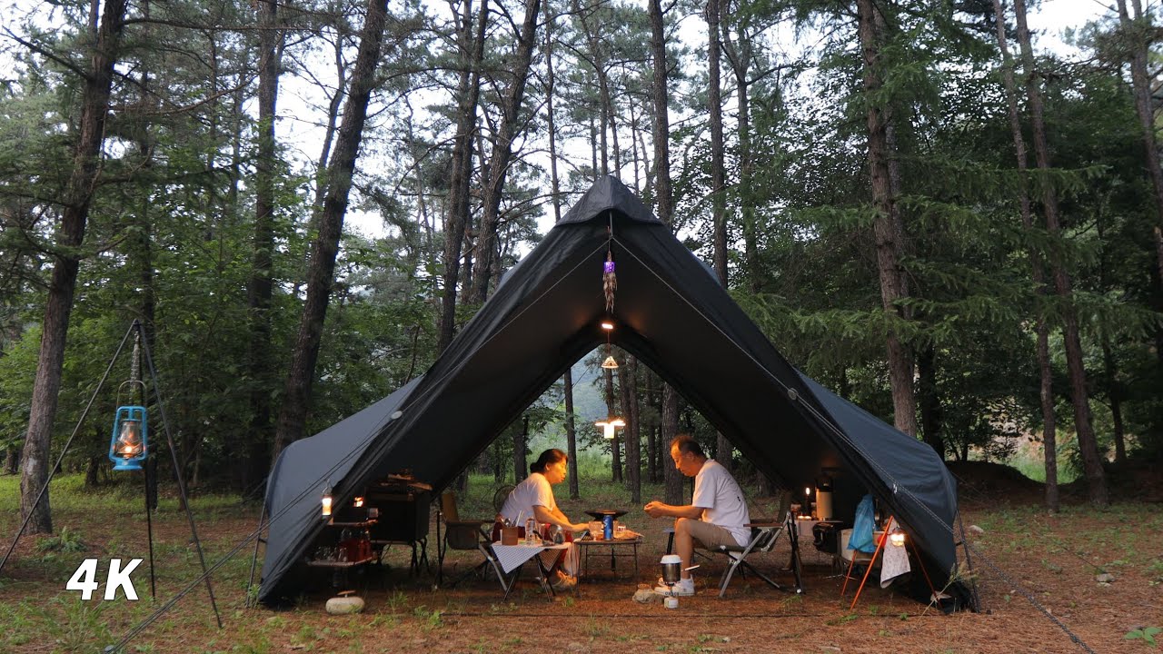 살벌하게 더웠던 폭염 캠핑. Korean Seniors Camping. 미니멀웍스 슈퍼포지션. 밴라이프. 모든게 새로웠던 캠핑