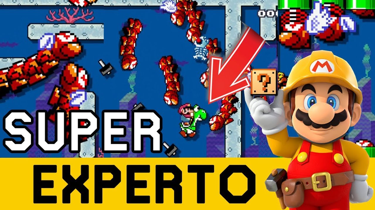 Nivel Acuático Traumatizante 😱 - SUPER EXPERTO NO SKIP | Super Mario Maker - ZetaSSJ