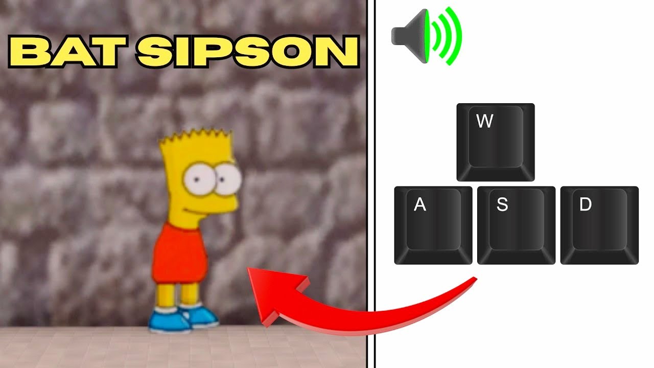 🟡 Playing as Bat Sipson in You vs Homer (Keyboard ASMR)