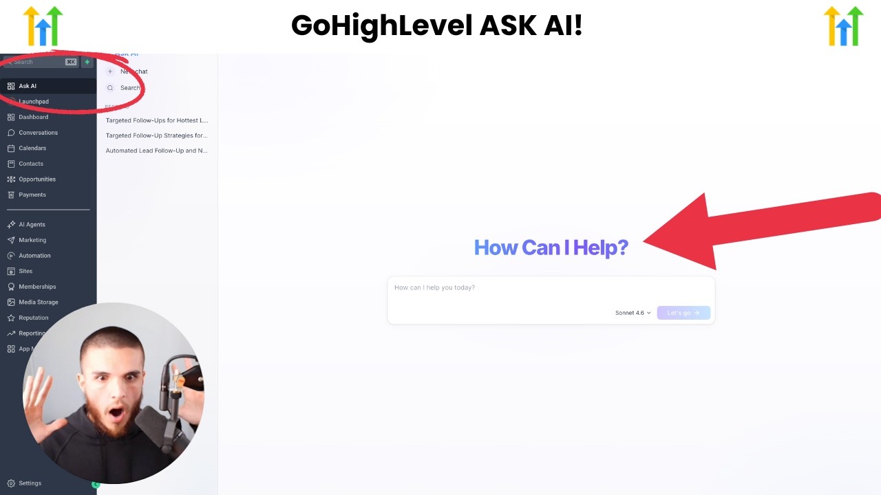 BRAND NEW: GoHighLevel ASK AI FIRST LOOK! (Biggest Feature Yet)