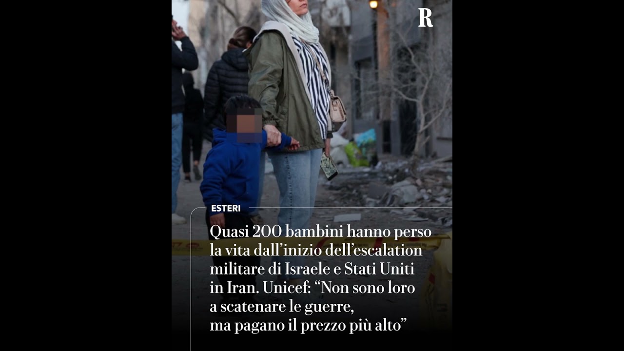 Unicef: &ldquo;Quasi 200 bambini uccisi da inizio escalation militare&rdquo;