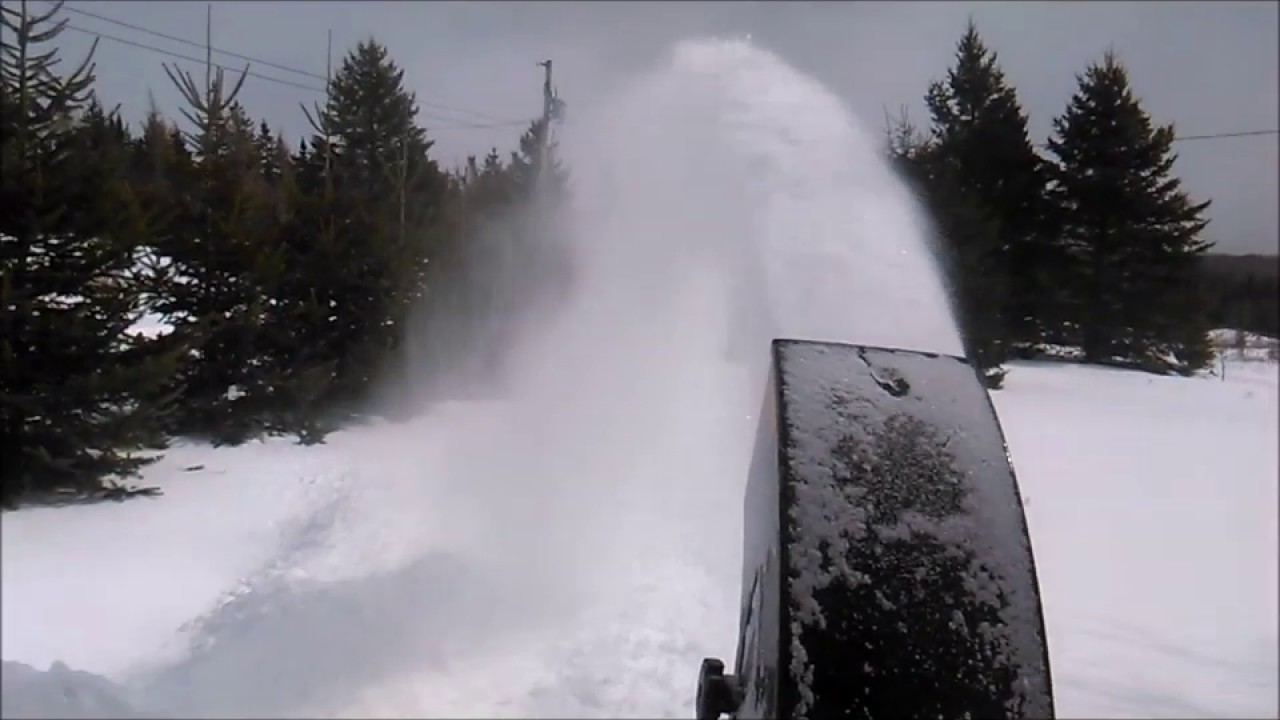 50 inch snow blower on a BX1860