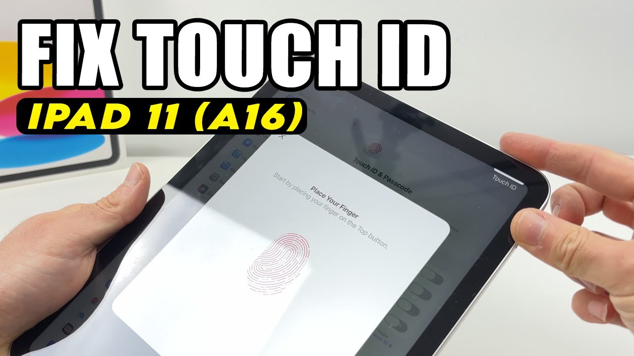 iPad 11 (A16): как исправить неработающий Touch ID
