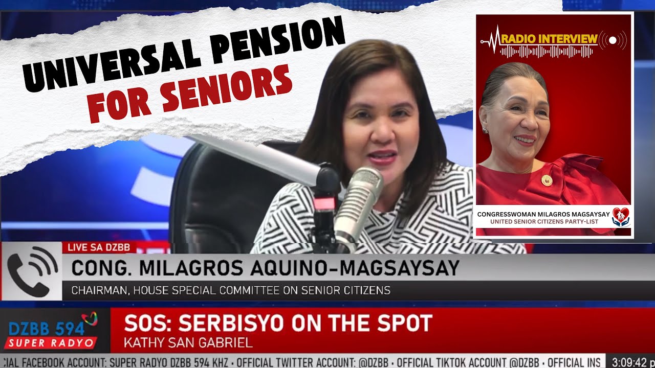 Universal  Pension para sa SENIORS!