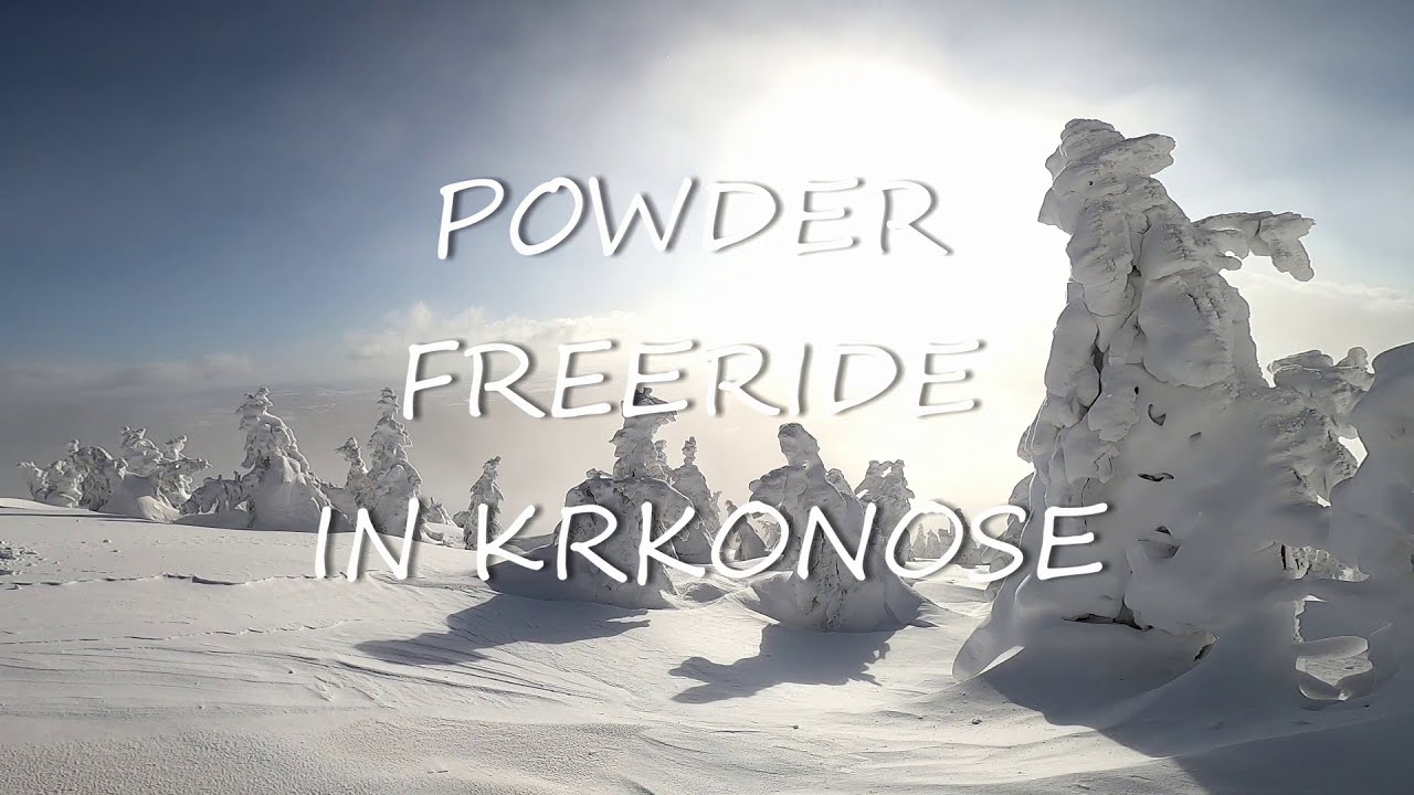 POWDER SNOW FREERIDE IN KRKONOSE 2021