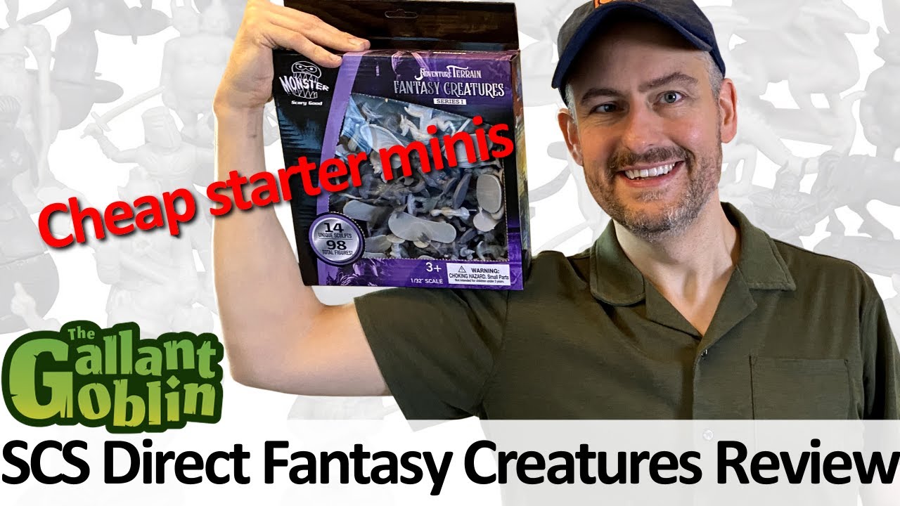 Cheap minis on Amazon! - Fantasy Creatures Series I - SCS Direct Unpainted Minis