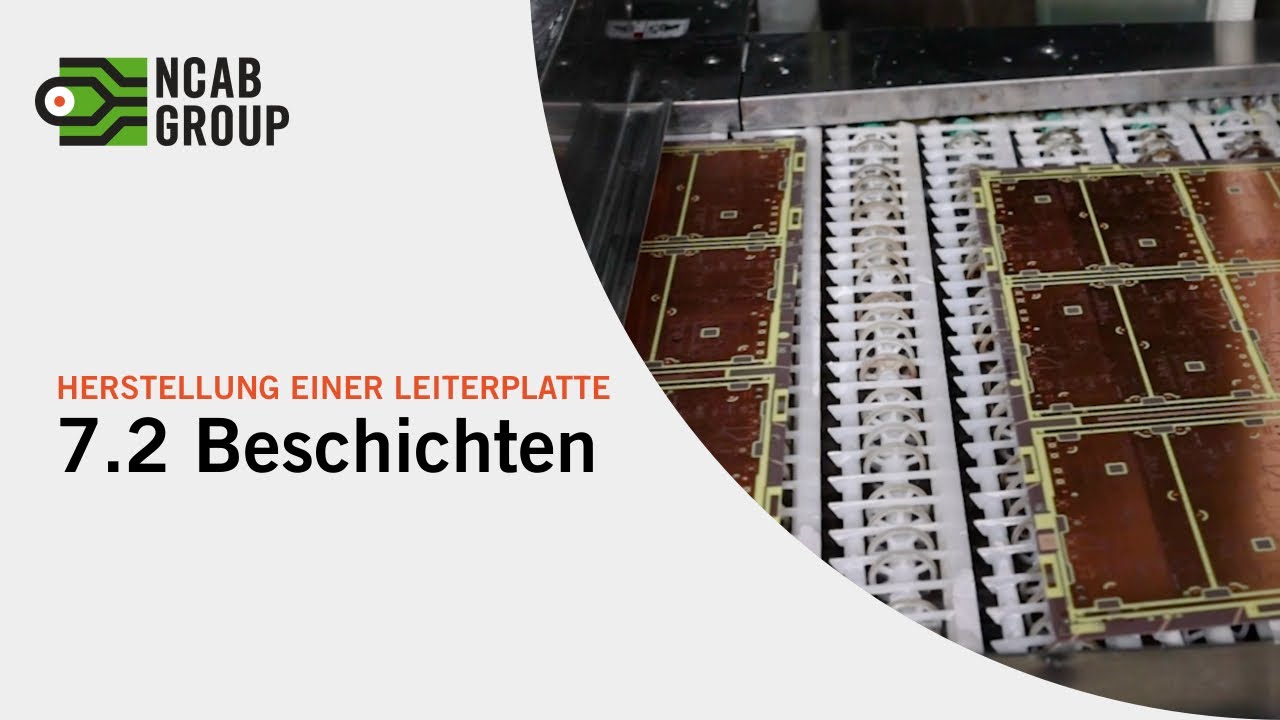 Beschichten | Herstellung einer Leiterplatte Schritt 7.2